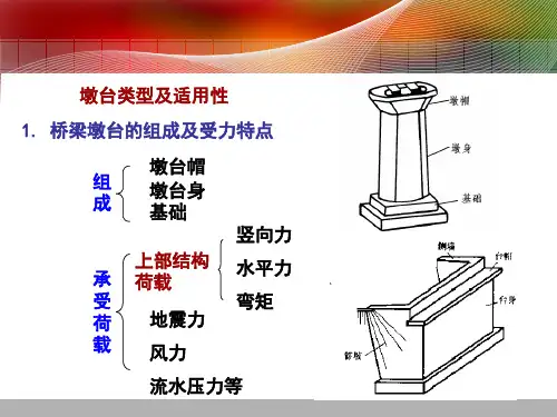 桥梁墩台构造ppt课件