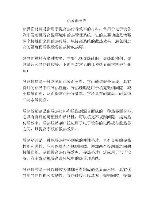 热界面材料