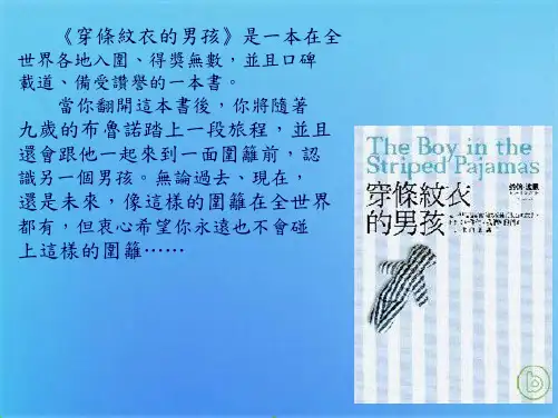 穿条纹衣的男孩是一本在全(共7张PPT)