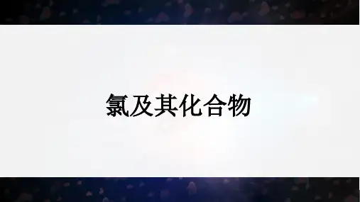 第21讲 氯及其化合物