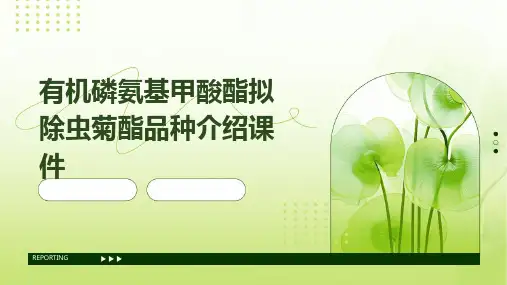 有机磷氨基甲酸酯拟除虫菊酯品种介绍课件