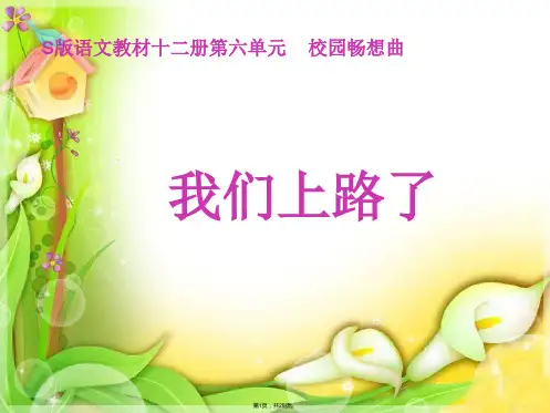 28-我们上路了课件