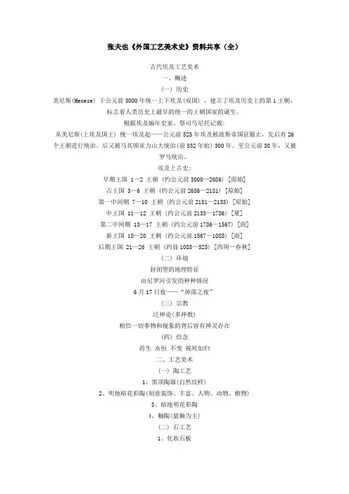 张夫也 【外国工艺设计史】