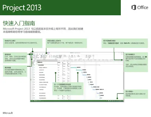Project 2013 快速入门指南