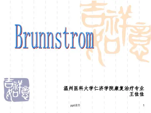 《brunnstrom评定》PPT课件
