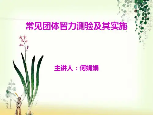 团体智力测验