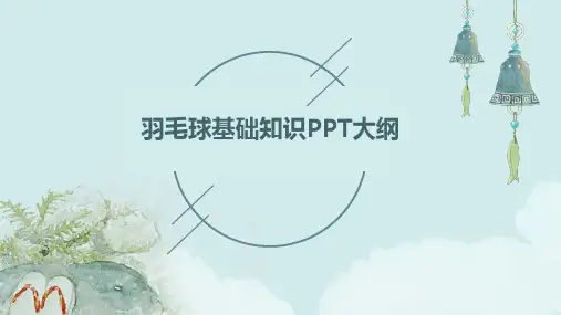 羽毛球基础知识PPT大纲