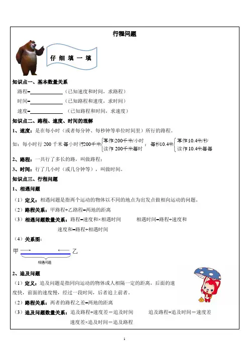 工程问题(知识点+典型例题)