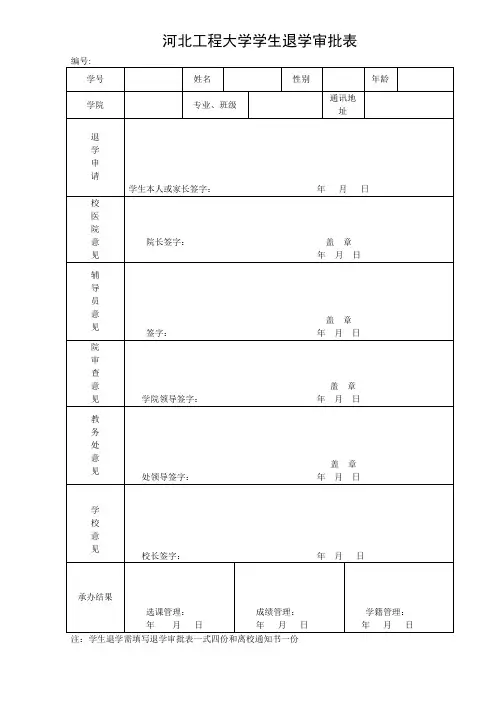 退学申请表_3
