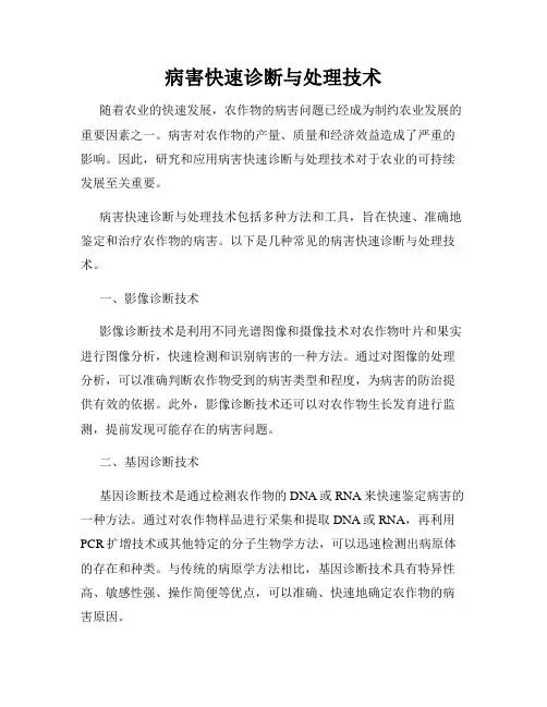 病害快速诊断与处理技术