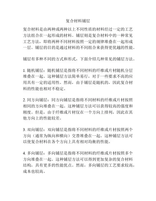 复合材料铺层