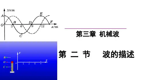波的描述课件高二上学期物理选择性必修第一册