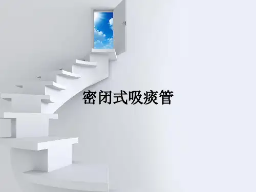 密闭式吸痰管ppt课件