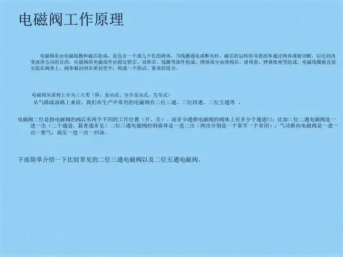 电磁阀工作原理(共4张PPT)