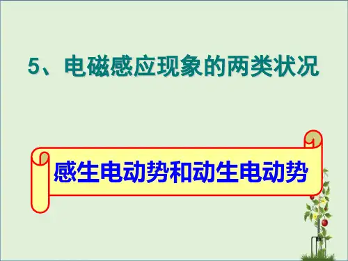 5、感生电动势和动生电动势解析