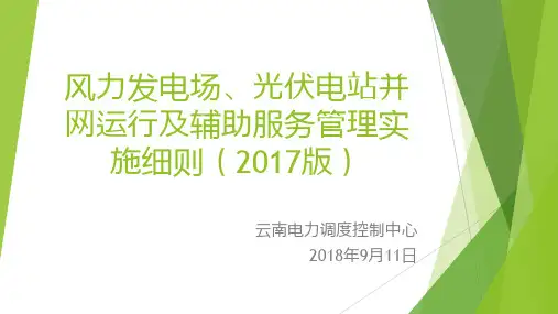 新能源电厂两个细则