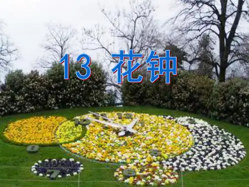 《花钟》ppt课件