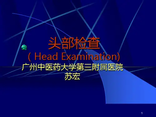 头颈部检查精品PPT课件