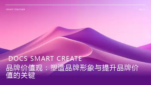 品牌价值观