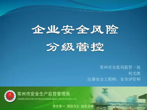 企业安全风险分级管控
