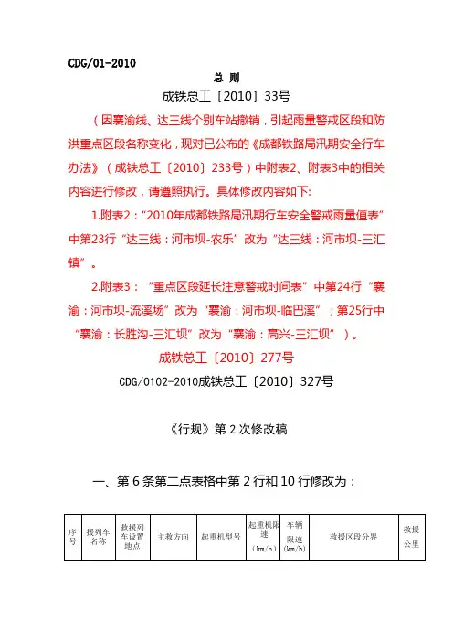 成都铁路局行车组织规则