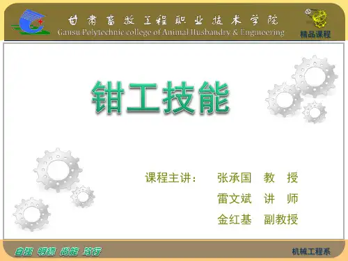 《钳工技能》课件