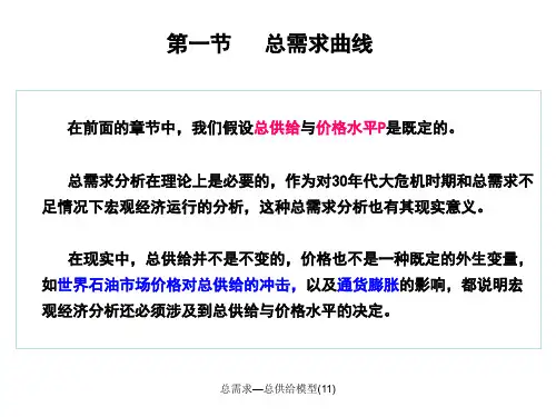 总需求总供给模型11课件