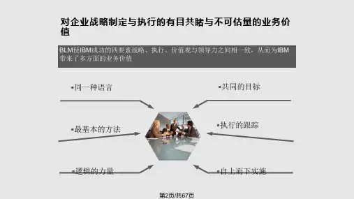 IBM战略与执行IBM业务领导力模型