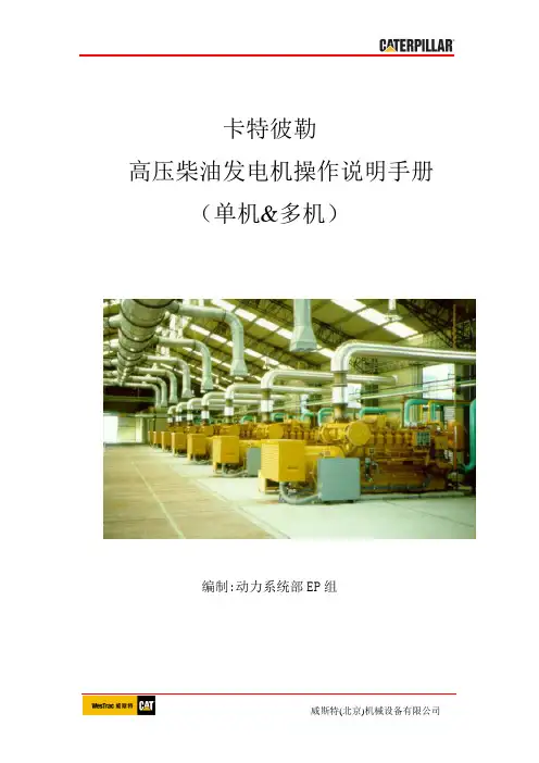 高压发电机操作说明手册