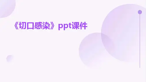 《切口感染》课件