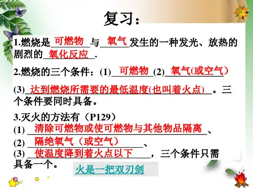 易燃物和易爆物的安全知识课件