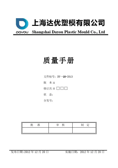 TS质量手册