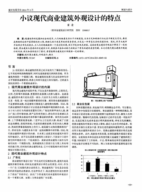 小议现代商业建筑外观设计的特点