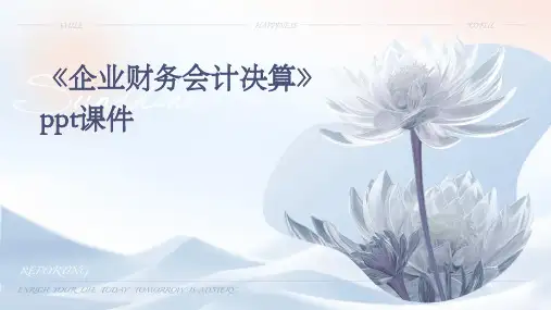 《企业财务会计决算》课件
