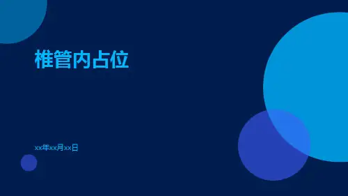 (医学课件)椎管内占位