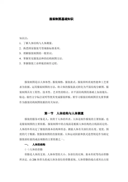 服装制图基础知识