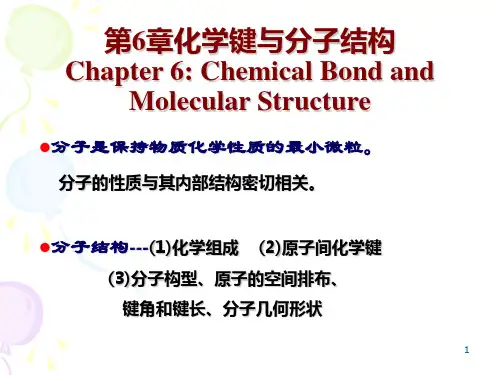 6化学键与分子结构