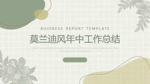 BUSINESS REPORT TEMPLATEA designer can use default