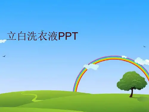 立白洗衣液PPT