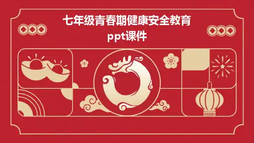七年级青春期健康安全教育PPT课件