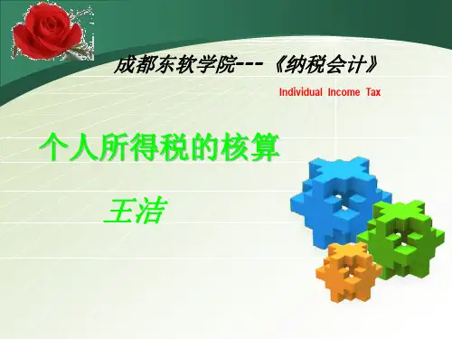 2019年个人所得税的核算【课件】.ppt