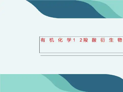有机化学12羧酸衍生物