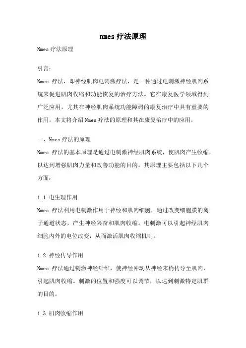 nmes疗法原理