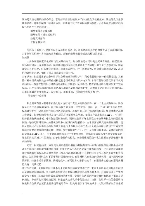 石墨热场介绍
