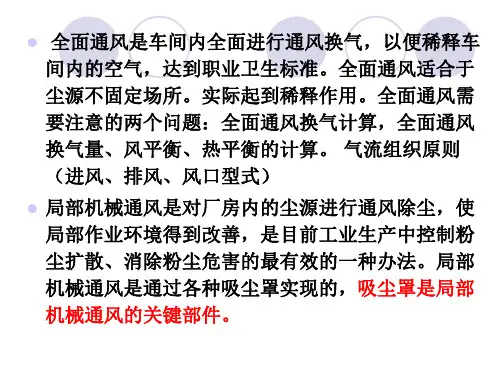 第三篇局部排风罩