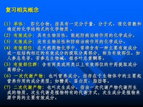 第一章 总论-2(天然药物化学)