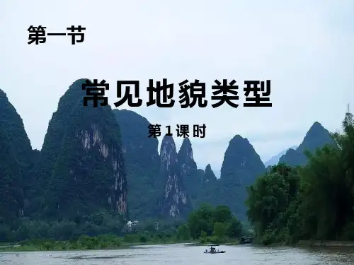 人教版高中地理必修一  常见地貌类型 (3)