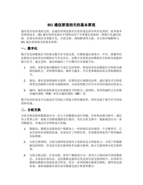 801 通信原理