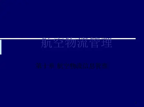 10航空物流信息管理资料
