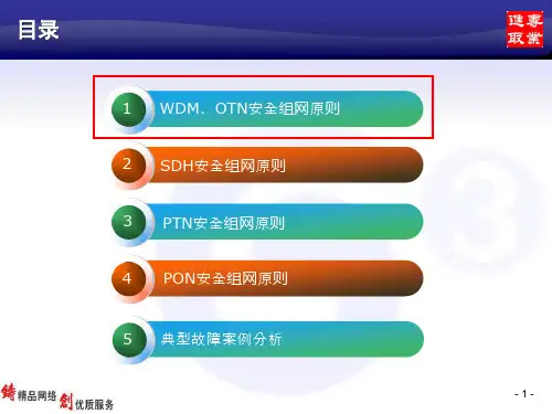 传输网络安全组网原则及典型案例分析